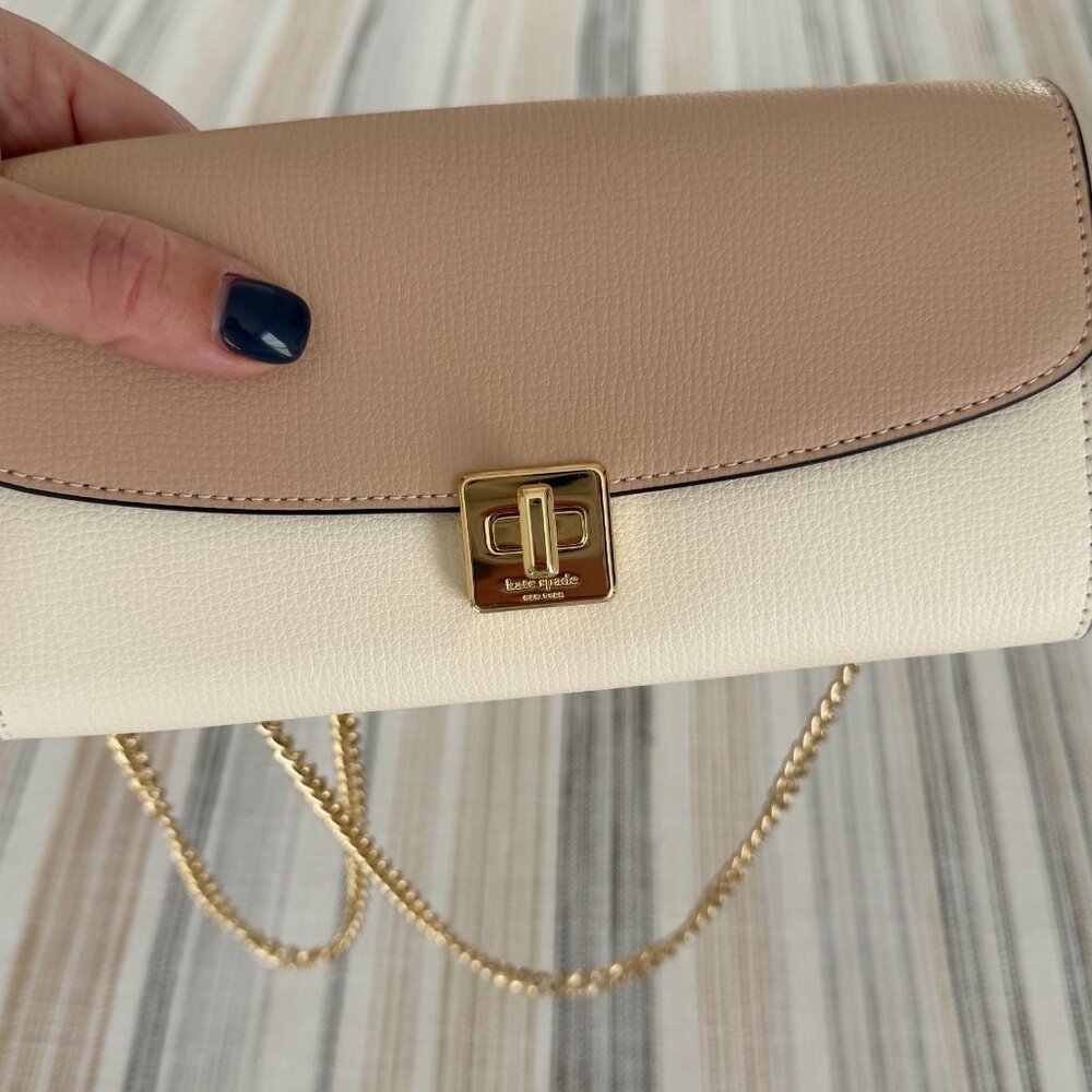 NWT Kate Spade Phoebe Turnlock Crossbody Wallet-On-Chain Handbag Bag $299